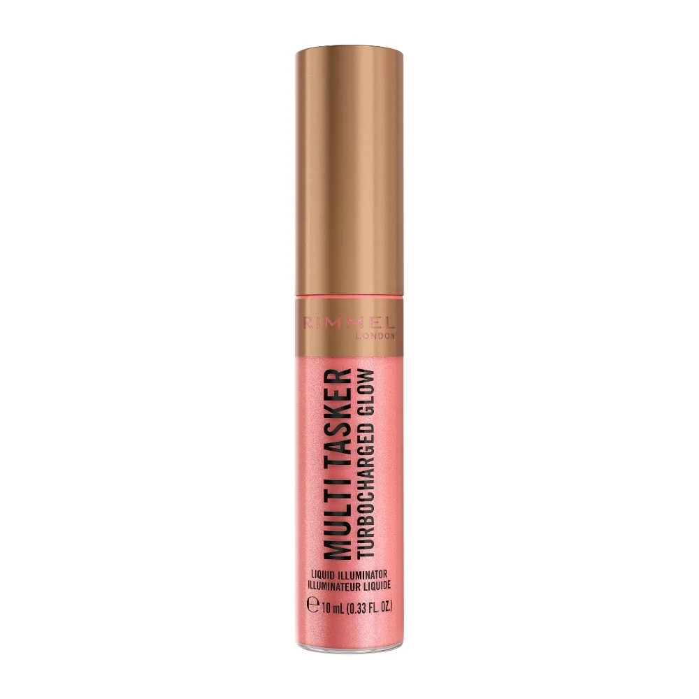 Iluminator lichid multifunctional Turbocharged Glow Nr. 002 Rosy Rebel, 10ml, Rimmel London