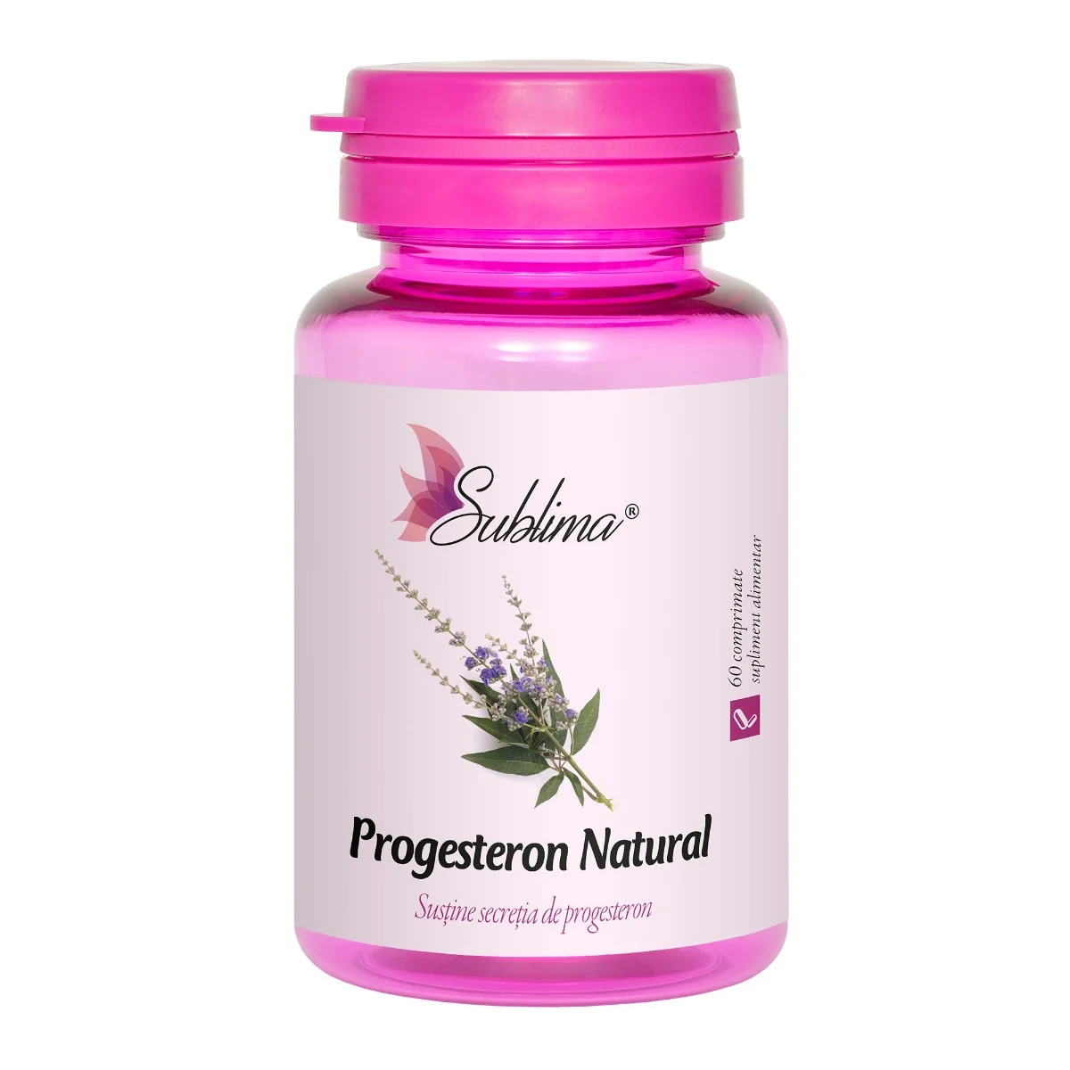 Progesteron Natural, 60 Comprimate, Dacia Plant