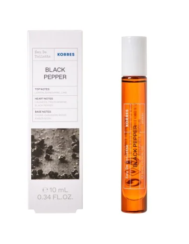 Apa de toaleta Black Pepper, 10ml, Korres