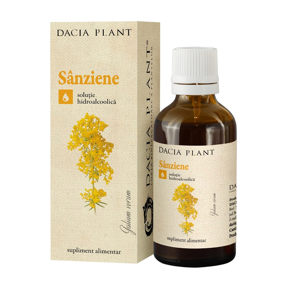 Tinctura De Sanziene, 50 ml, Dacia Plant