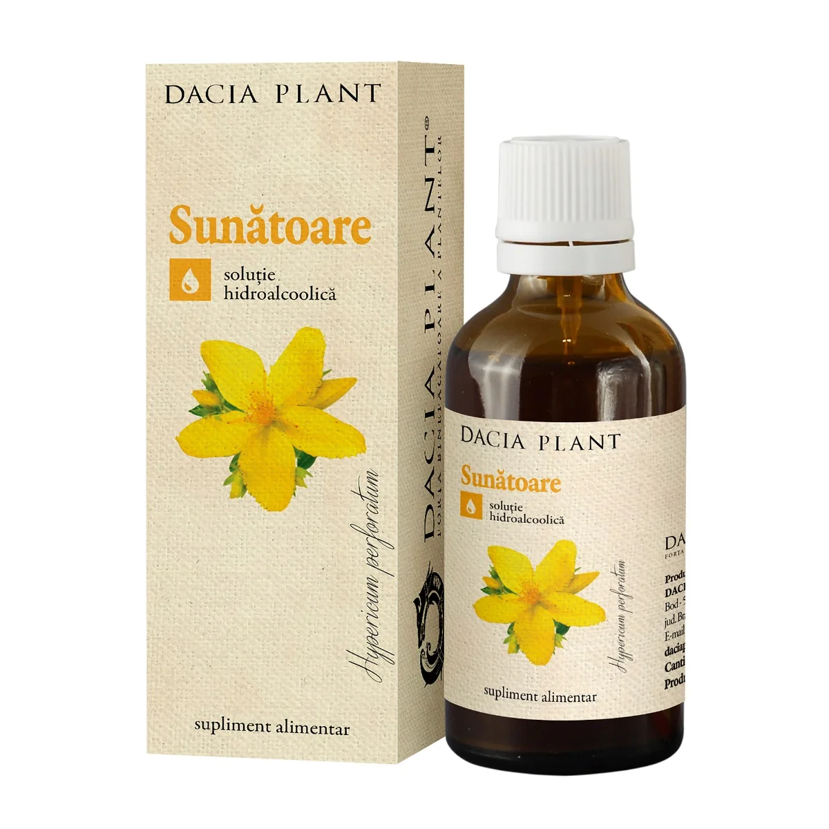 Tinctura De Sunatoare, 50ml, Dacia Plant