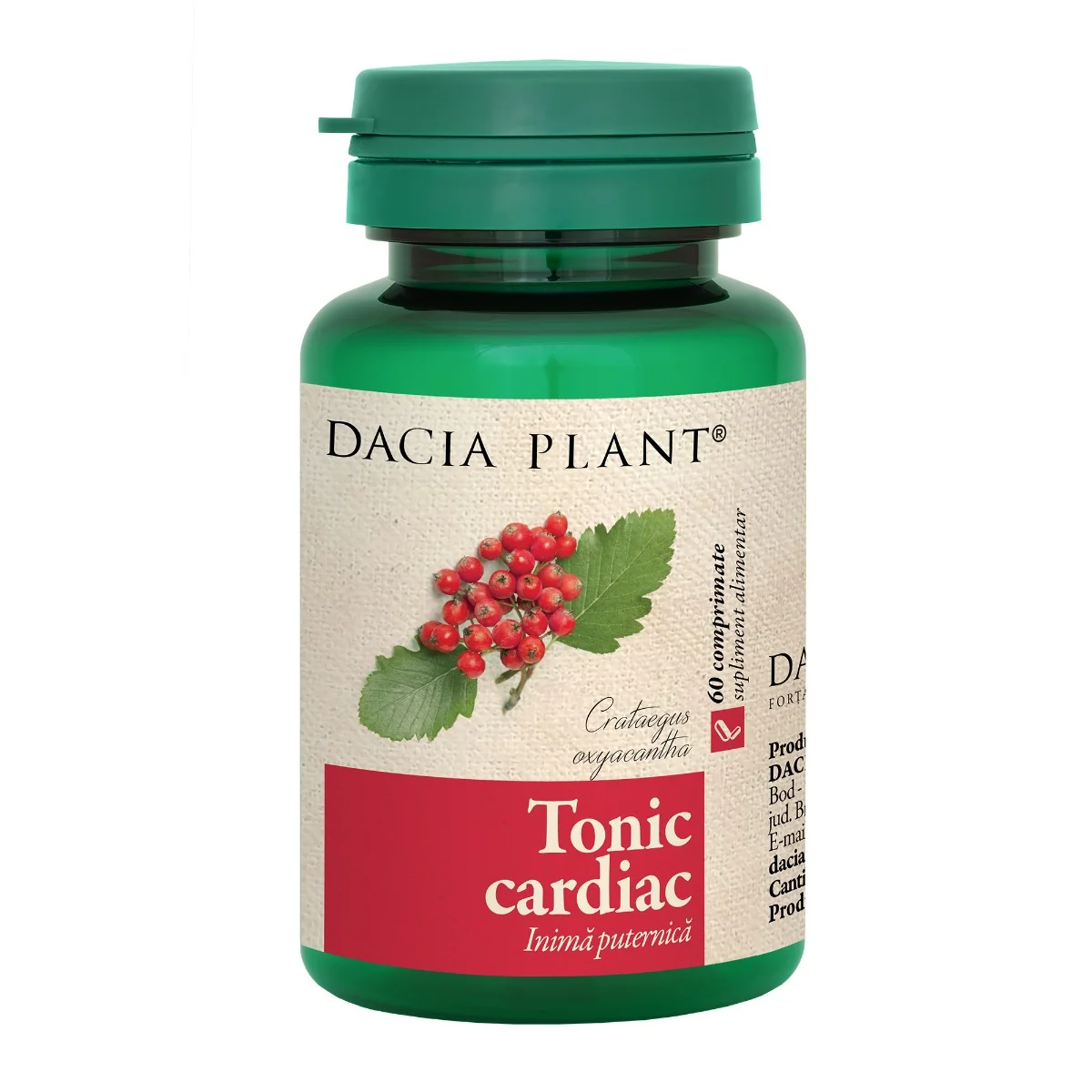 Tonic Cardiac, 60 Comprimate, Dacia Plant