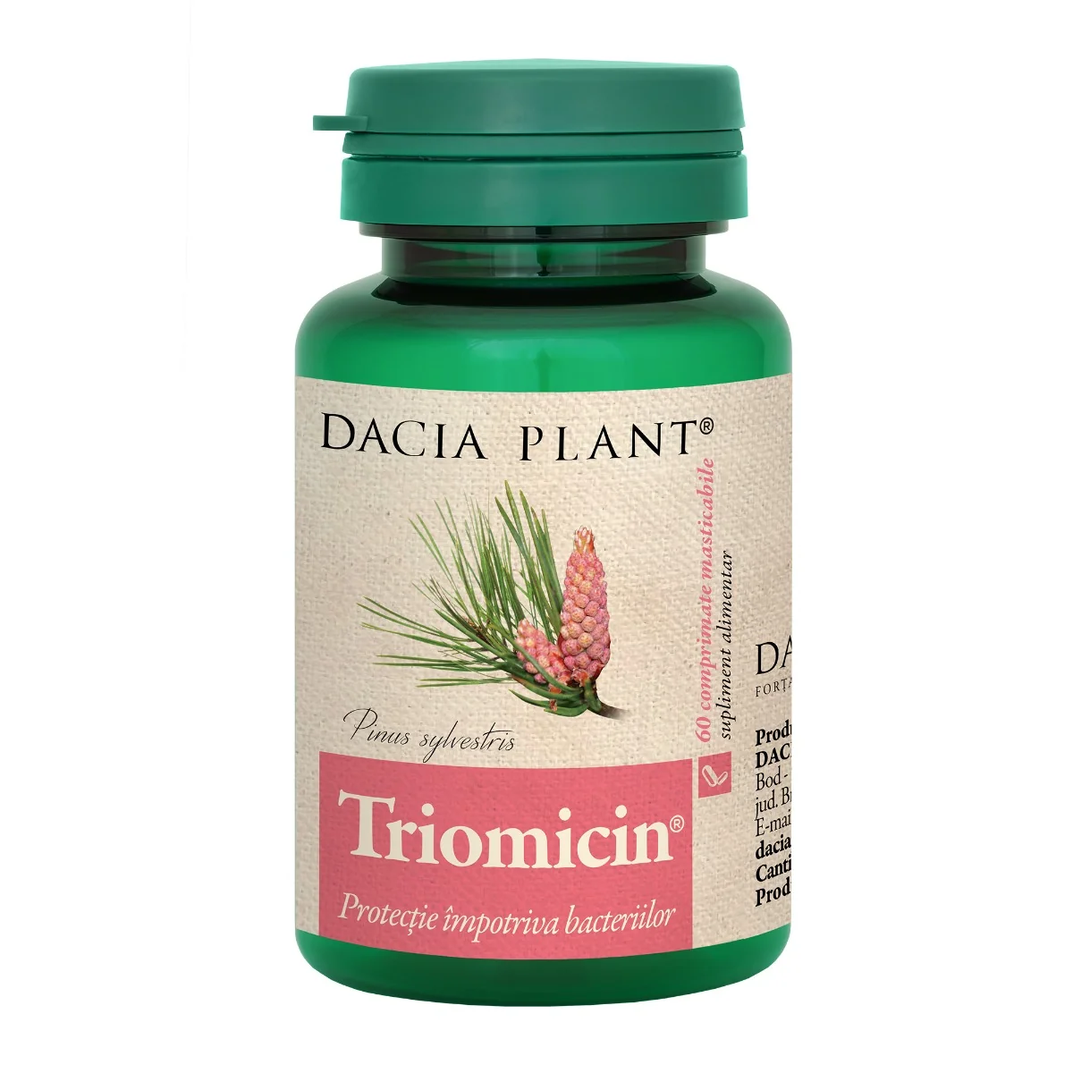 Triomicin, 60 Comprimate, Dacia Plant