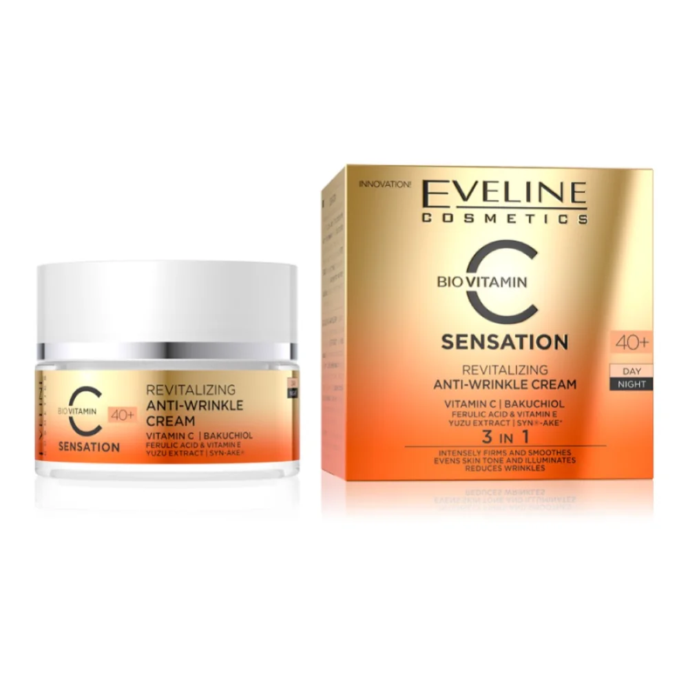 Crema anti-rid 40+ pentru zi si noapte regeneranta, 50ml, Eveline