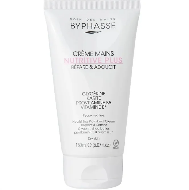 Crema pentru maini hranitoare Nutritive Plus, 150ml, Byphasse