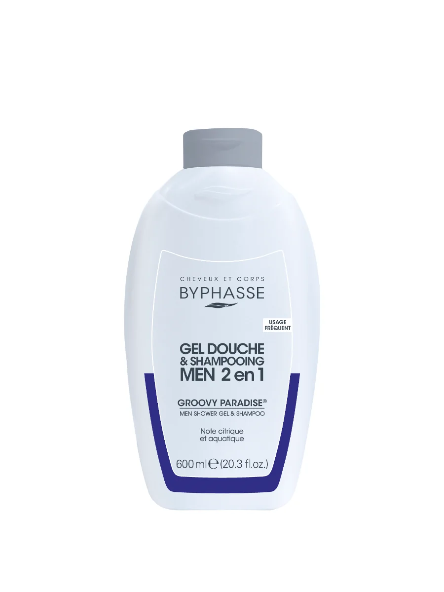 Gel de dus & Sampon 2in1 Groovy Paradise, 600ml, Byphasse