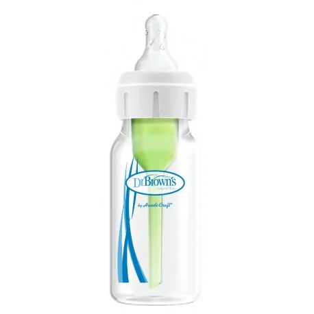 Biberon Anti-Colici Cu Gat Ingust Options+, 120ml, Dr. Brown's