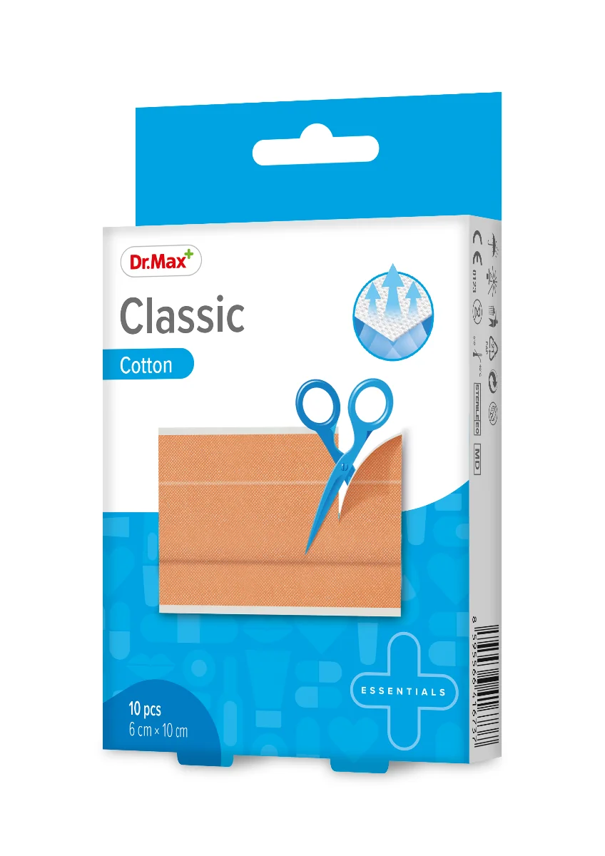 Dr. Max Plasturi sterili clasici 6-10cm, 10 bucati