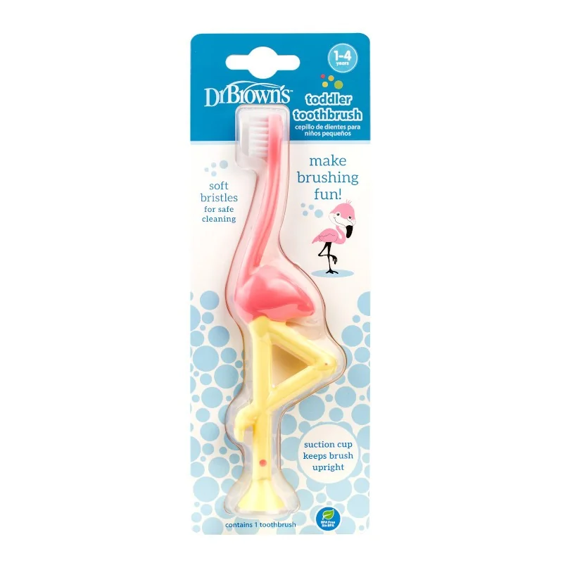Periuta De Dinti In Forma De Flamingo, 1 Bucata, Dr. Brown's
