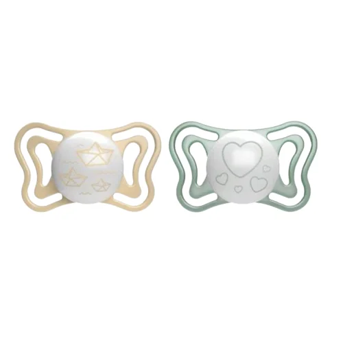 Suzete PhysioForma unisex pentru 2-6 luni, 2 bucati, Chicco