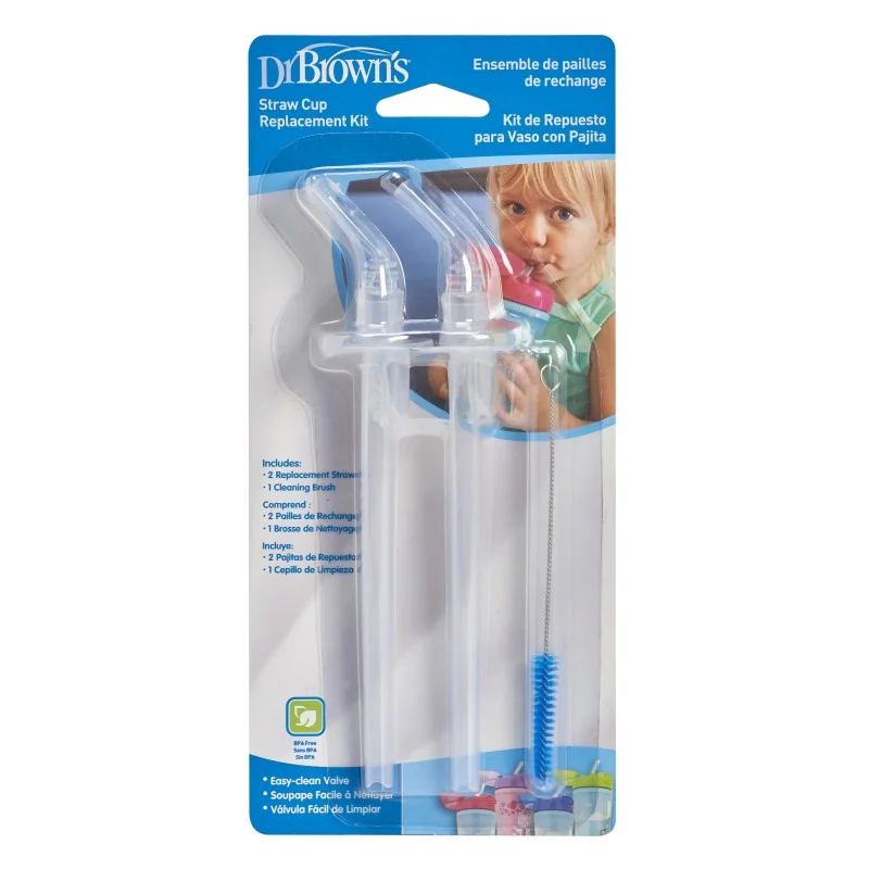 Set Rezerve Pai Pentru Canita + Periuta De Curatare, 2 Bucati, Dr. Brown's
