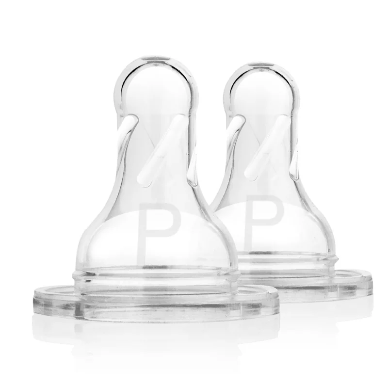 Tetine Silicon Gat Ingust Pentru Prematuri, 2 Bucati, Dr. Brown's