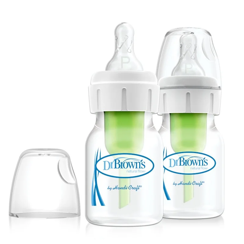 Set Biberoane Anti-Colici Cu Gat Îngust Pentru Prematuri, 2 x 60ml, Dr. Brown's
