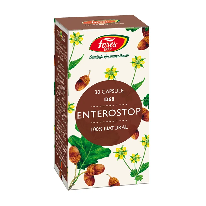 Enterostop D68, 30 Capsule, Fares