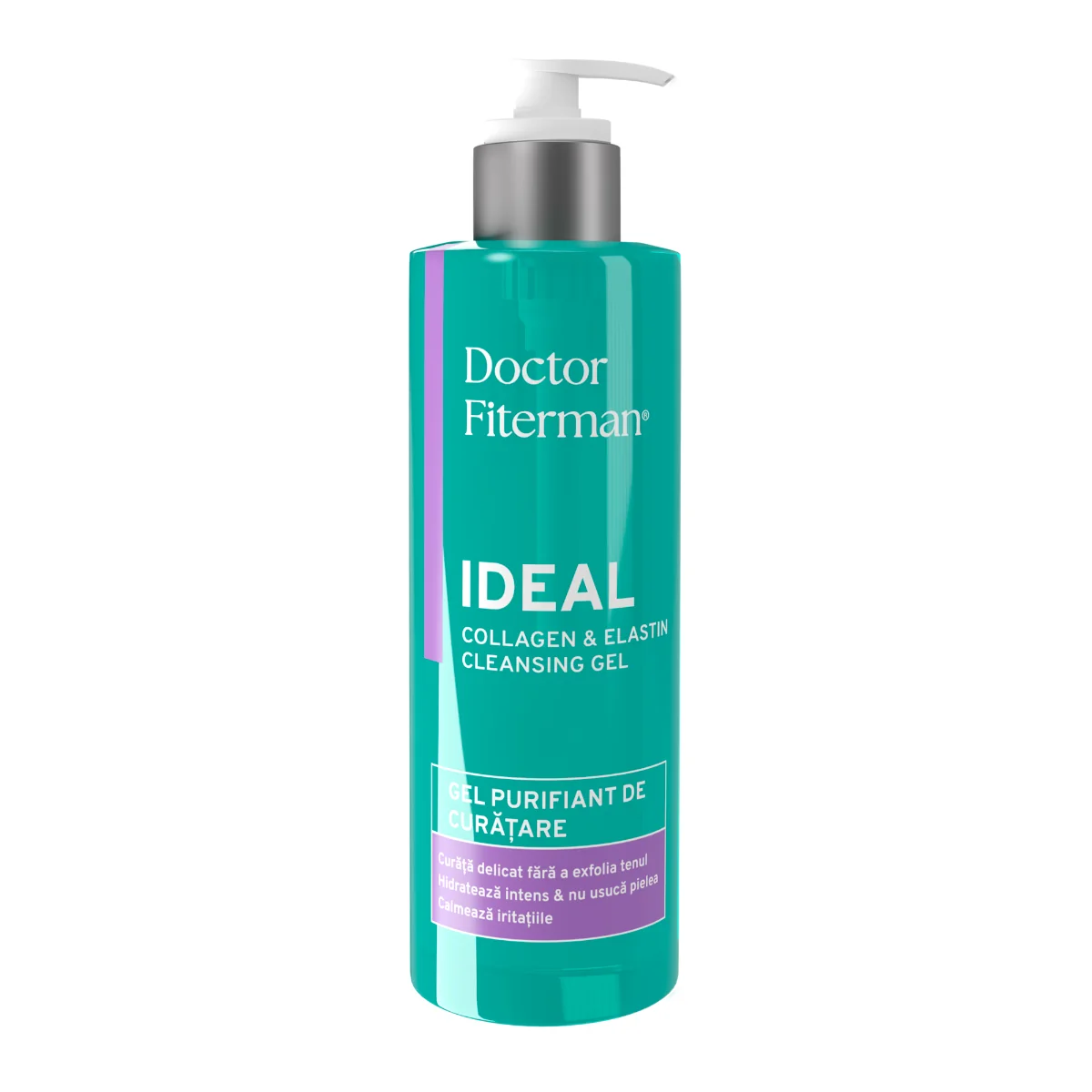 Gel purifiant de curatare Ideal Collagen si Elastina, 250ml, Doctor Fiterman
