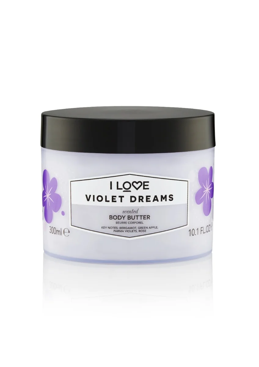 Unt de corp Violet Dreams, 330ml, I Love Cosmetics