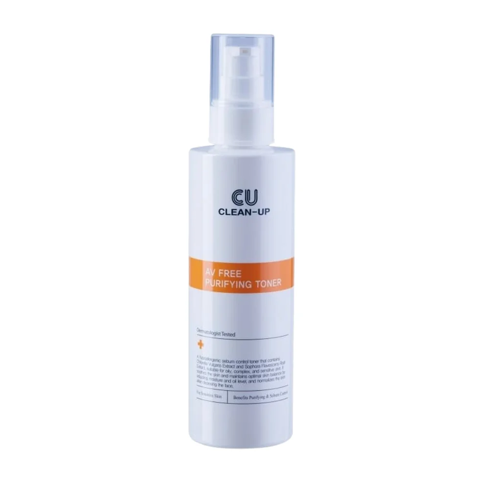 Toner purifiant anti-imperfectiuni pentru ten gras, Clean-Up, 200ml, CU Skin