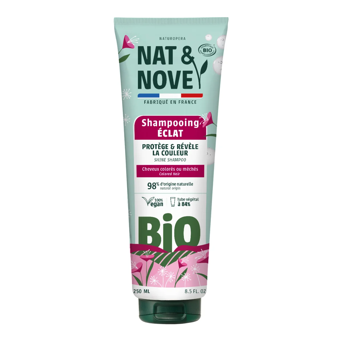 Sampon protector pentru par vopsit cu extract de smochine Bio, 250ml, Nat&Nove