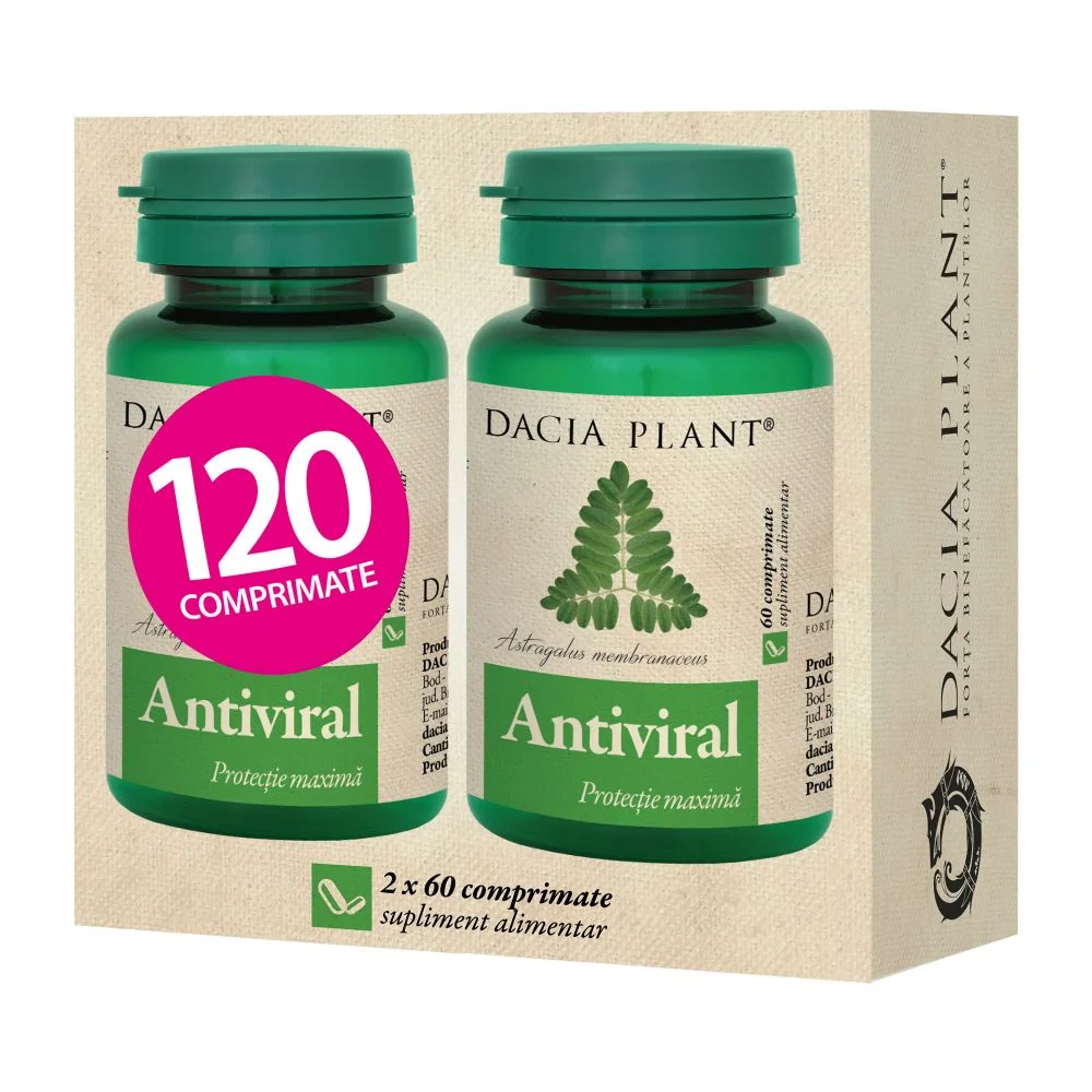 Pachet Antiviral, 120 Comprimate, Dacia Plant