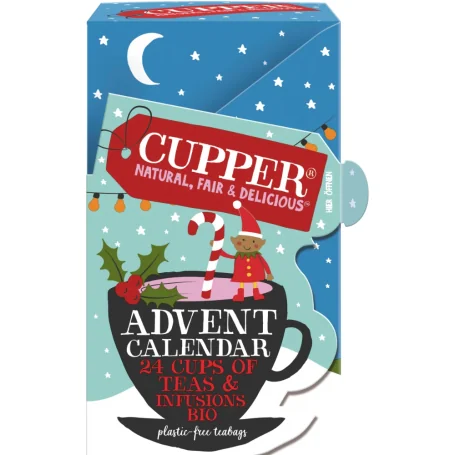 Calendar advent Ceai Eco, 24 plicuri, Cupper