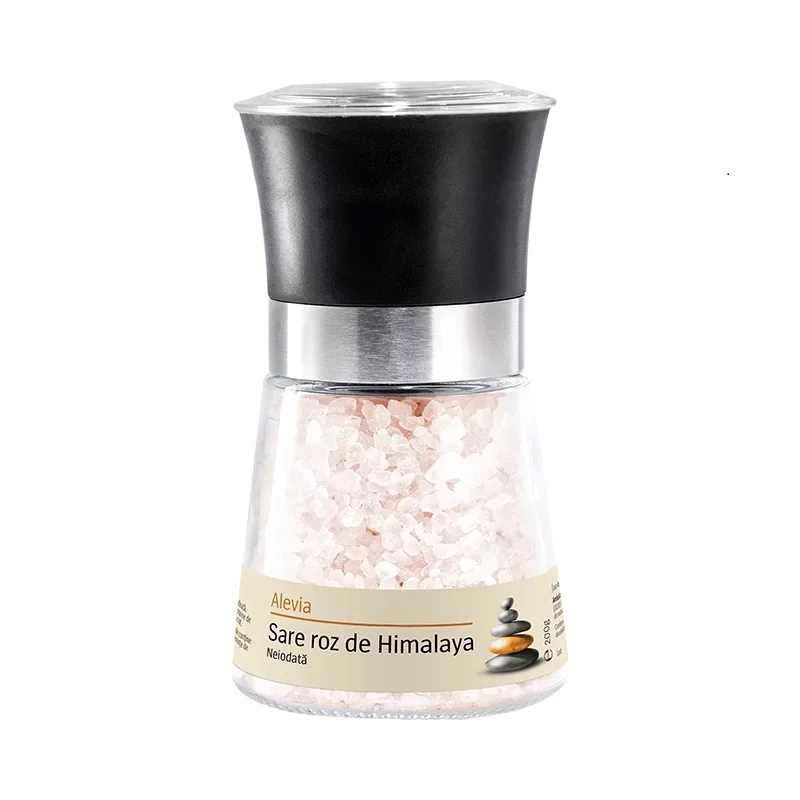 Rasnita Cu Sare Roz De Himalaya Cristale Neiodata, 200g, Alevia
