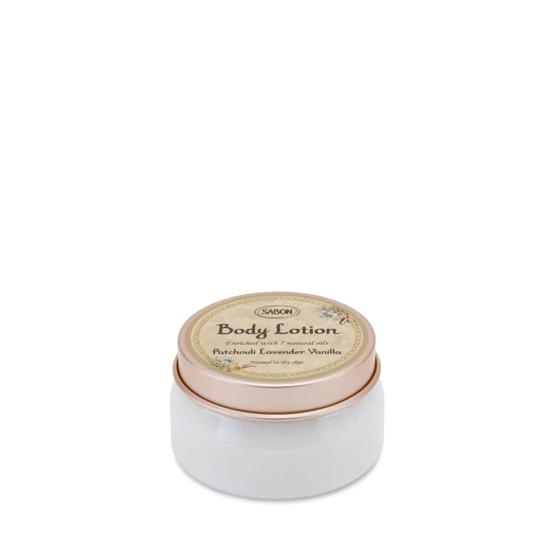 Crema de corp Patchouli Lavender Vanilla, 140ml, Sabon