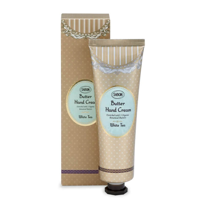 Crema de maini White Tea, 75ml, Sabon