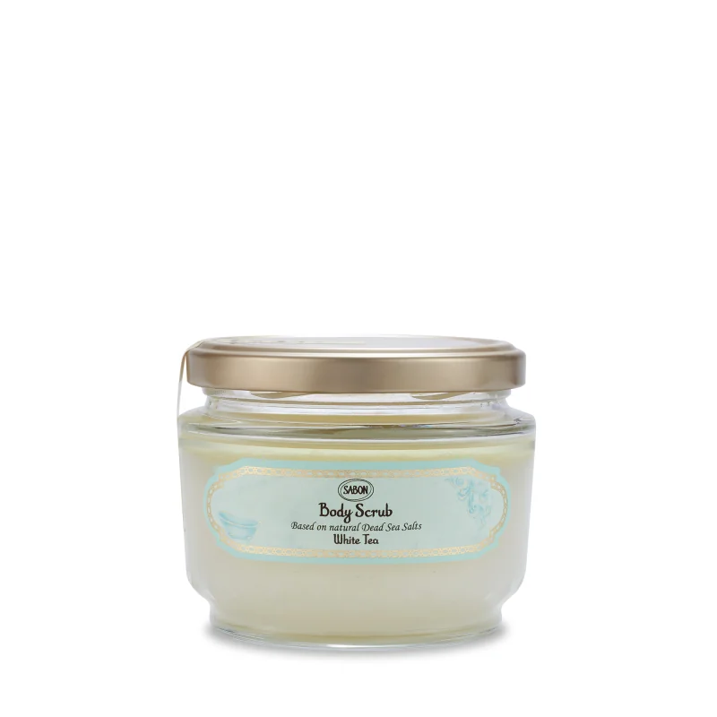 Exfoliant pentru corp White Tea, 320g, Sabon