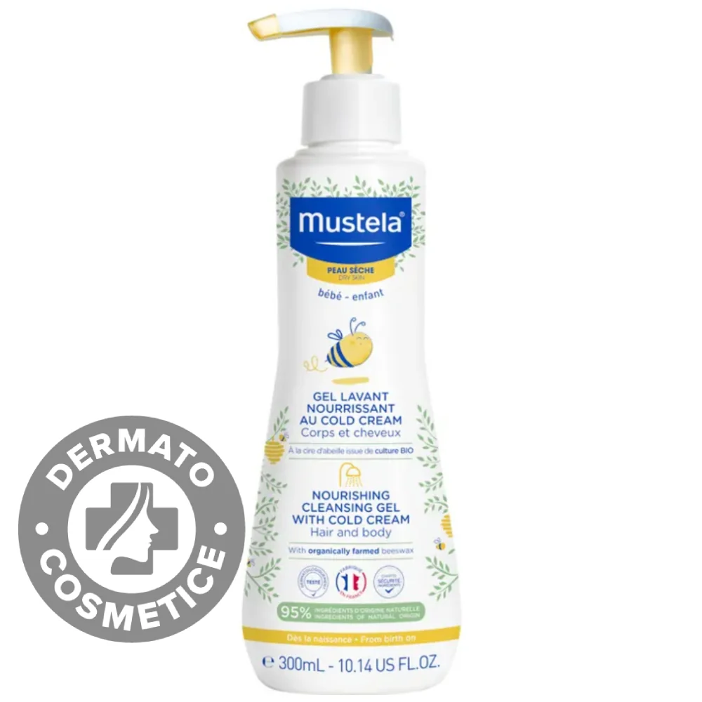 Gel De Curatare Hranitor Cu Cold Cream, 300ml, Mustela