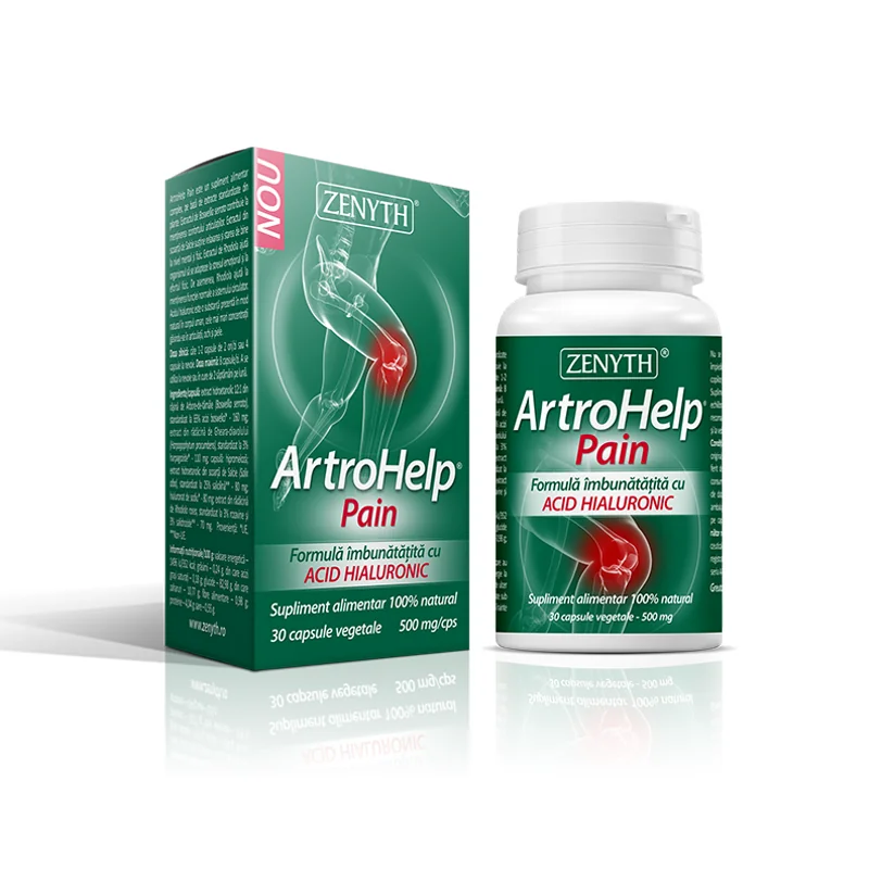 Artrohelp Pain Cu Acid Hyaluronic, 30 Capsule, Zenyth