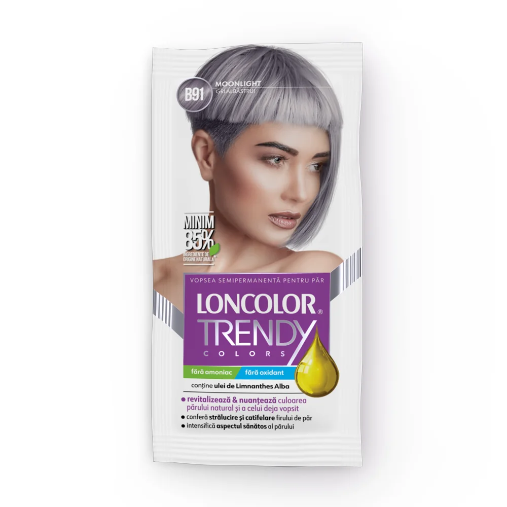 Vopsea de par semi-permanenta Trendy Colors B91, 50ml, Loncolor