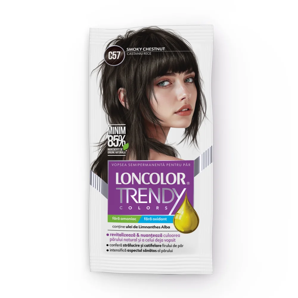 Vopsea de par semi-permanenta Trendy Colors C57, 50ml, Loncolor