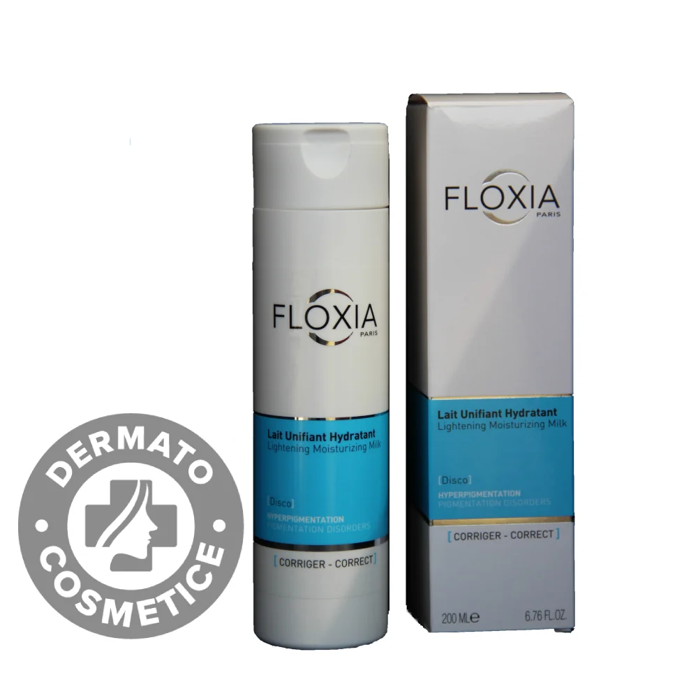 Lapte hidratant uniformizant, 200ml, Floxia