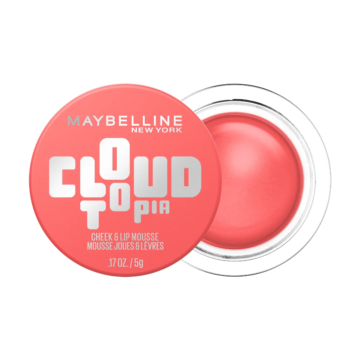 Fard de obraz multifunctional Cloudtopia Nr. 05 Coral Illusion, 5g, Maybelline