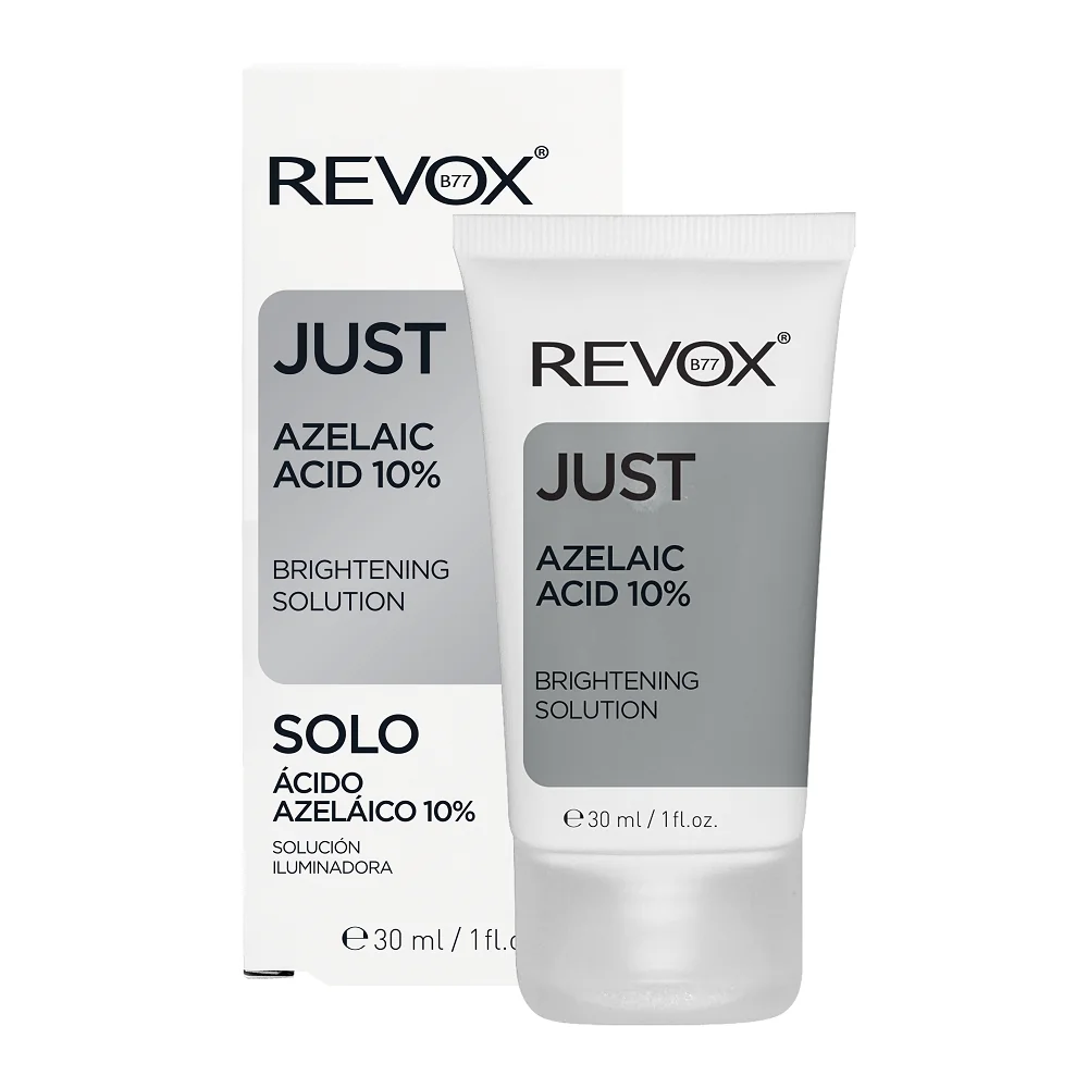 Solutie Pentru Luminozitatea Tenului Cu Acid Azelaic 10% Just, 30ml, Revox