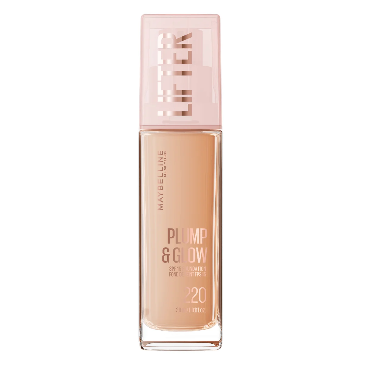 Fond de ten Lifter Plump & Glow Nr. 220, 30ml, Maybelline