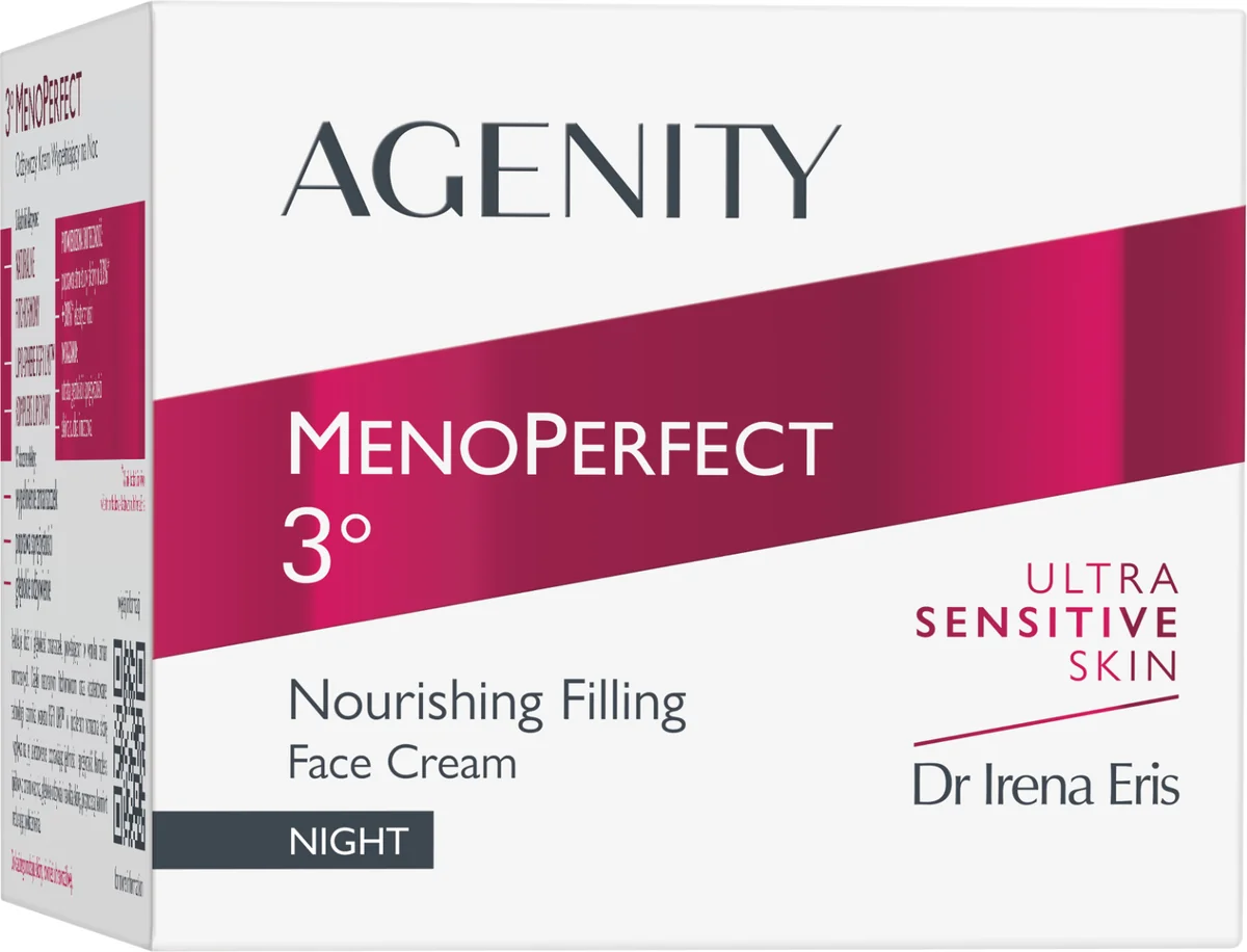 Crema de noapte hranitoare cu efect de umplere MenoPerfect 3, 50ml, Agenity