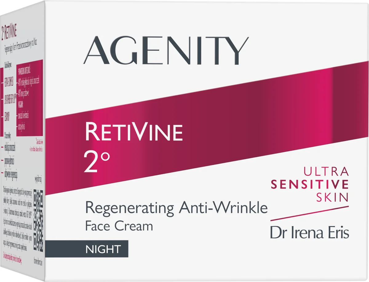 Crema de noapte antirid cu efect regenerator RetiVine 2, 50ml, Agenity