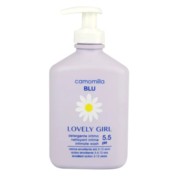 Gel intim de curatare pH 5.5 Lovely Girl, 300ml, Camomilla Blu