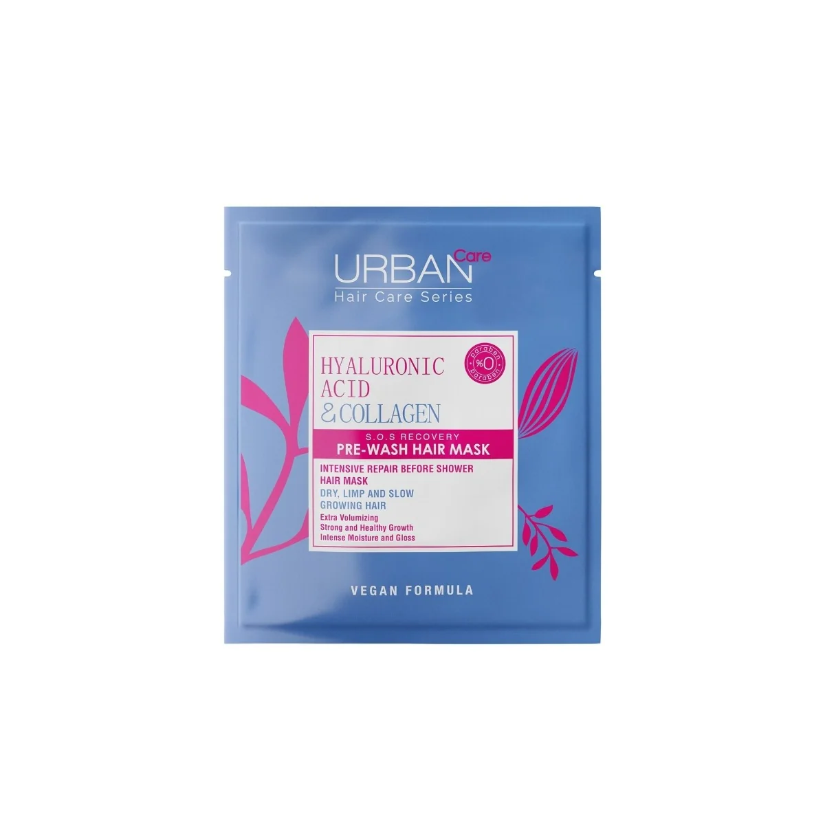 Masca de par pre-samponare cu Acid Hialuronic si Colagen, 50ml, Urban Care