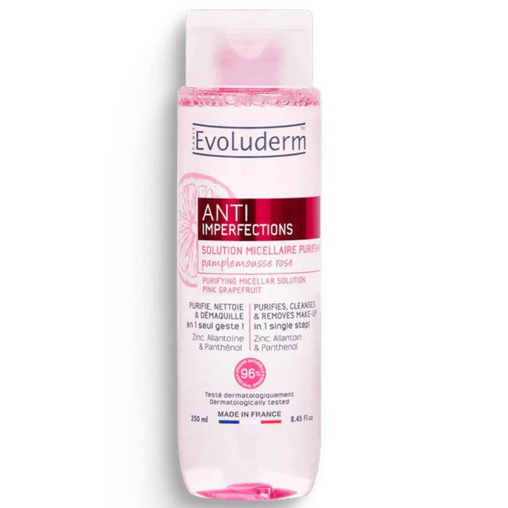 Lotiune micelara purifianta anti-imperfectiuni, 250ml, Evoluderm