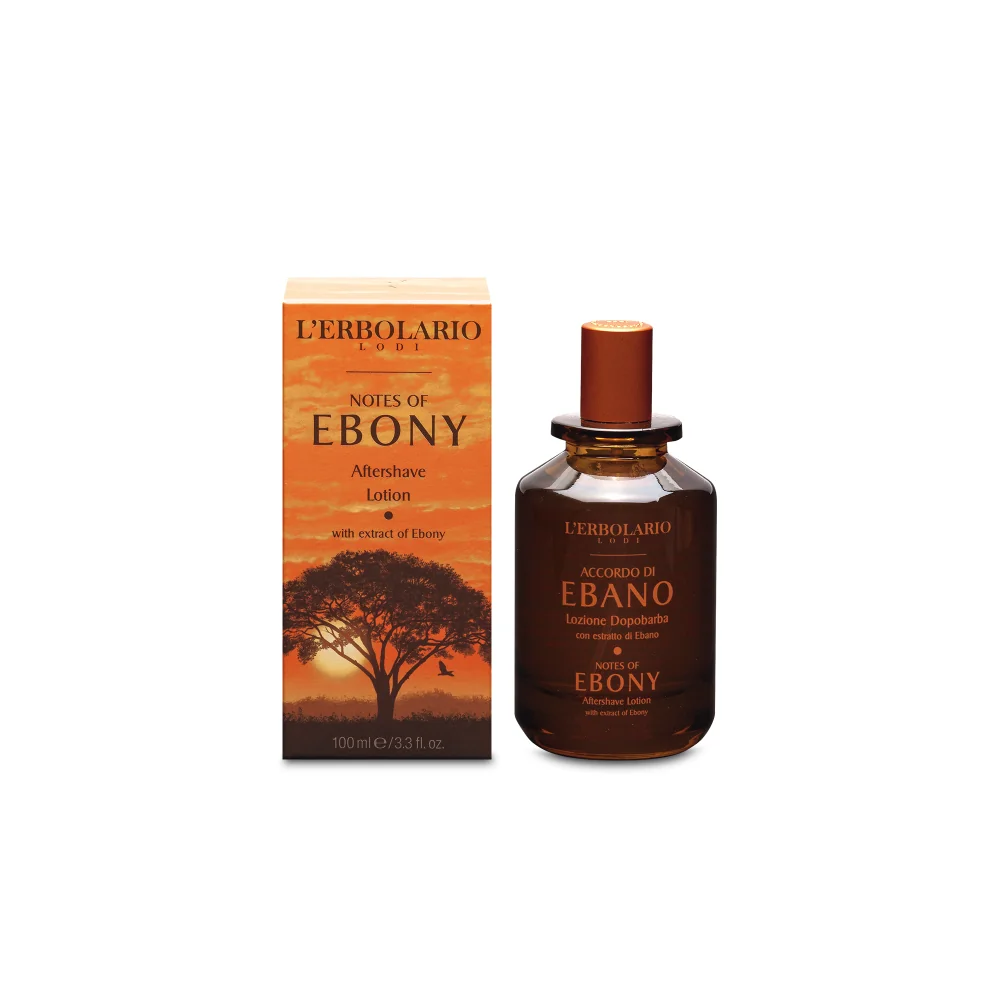 L'Erbolario Lotiune dupa ras Notes Of Ebony, 100ml