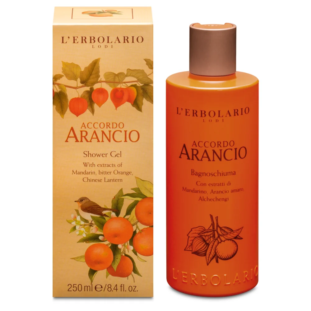 L'Erbolario Gel de dus Accordo Arancio, 250ml