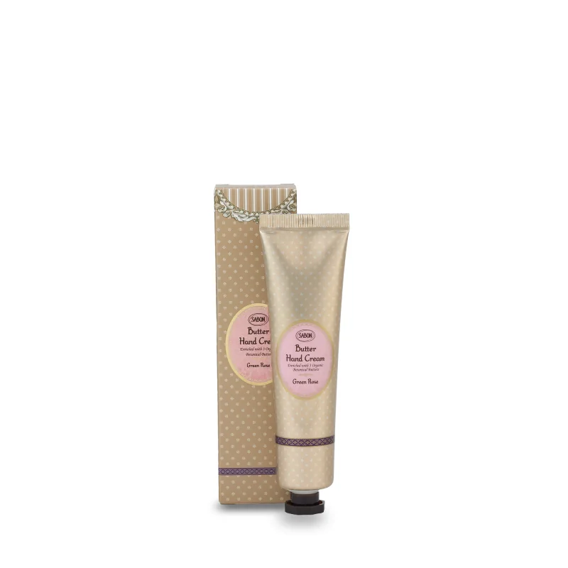 Crema de maini unt Green Rose, 30ml, Sabon