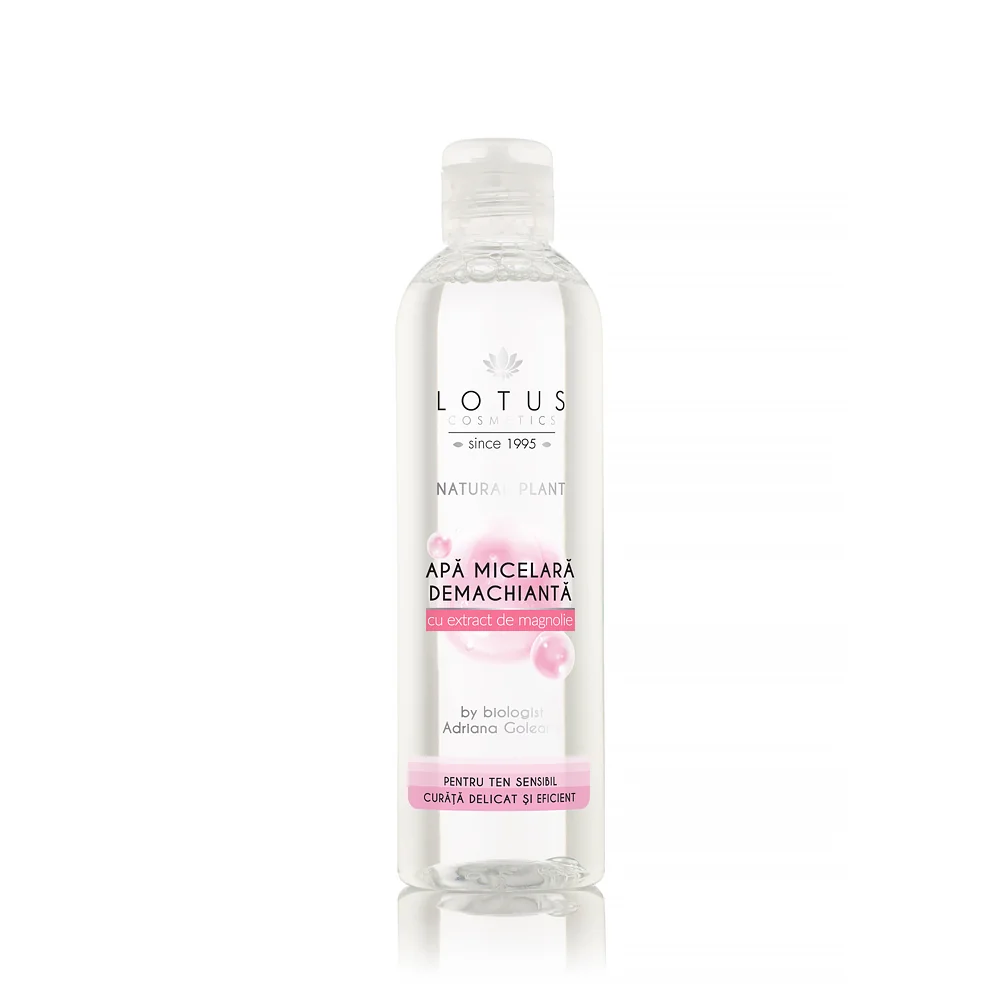 Apa micelara pentru ten sensibil Natural Plant, 250ml, Lotus Cosmetics