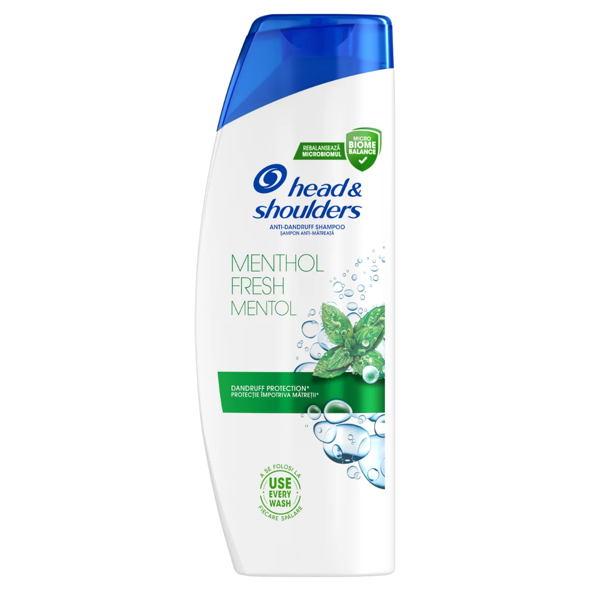 Sampon pentru orice tip de par anti-matreata Menthol Fresh, 625ml, Head & Shoulders