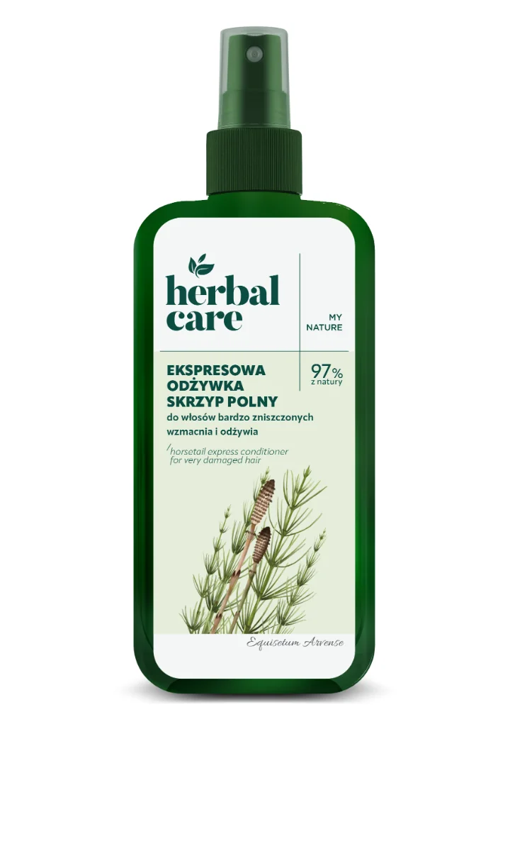 Balsam-spray fortifiant cu extract de coada calului pentru par deteriorat cu tendinta de cadere Herbal Care, 200ml,  Farmona