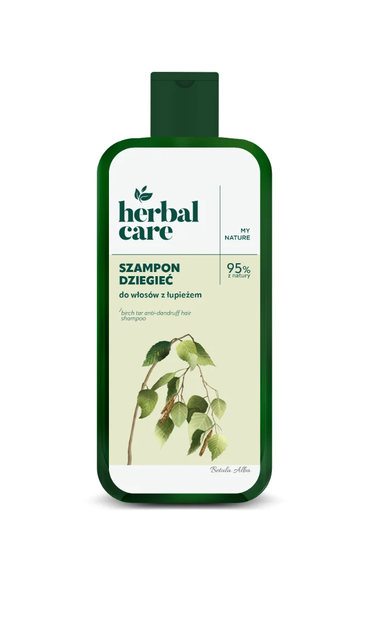 Sampon cu extract de Gudron de Mesteacan pentru par predispus la matreata Herbal Care, 330ml, Farmona
