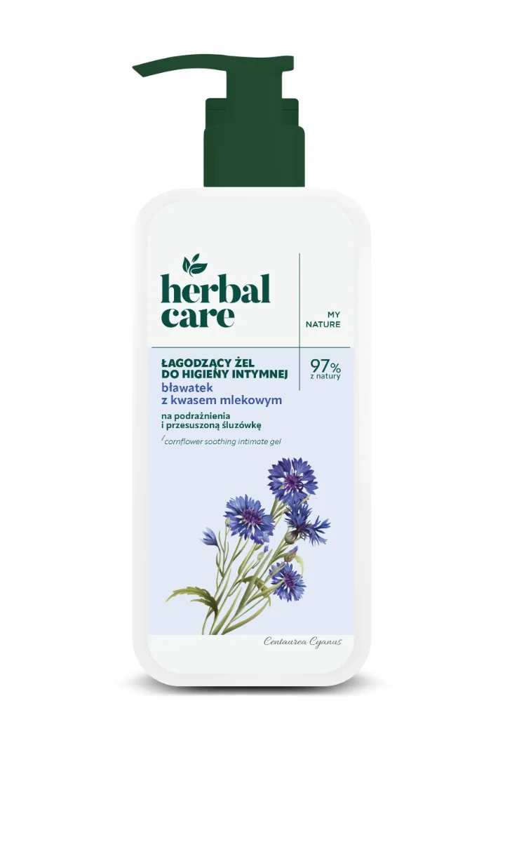 Gel intim cu extract de albastrele si acid lactic Herbal Care, 330ml, Farmona