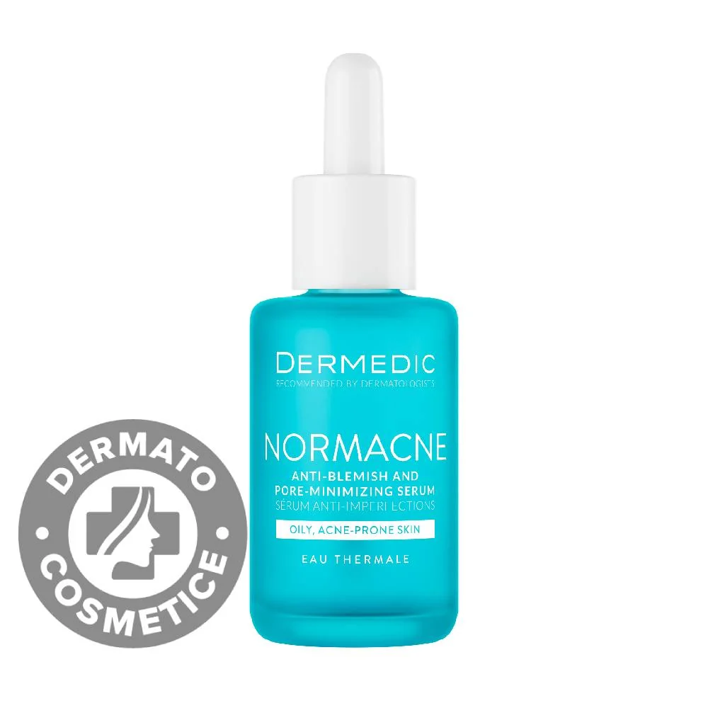 Ser anti imperfectiuni cu efect de minimizare a porilor Normacne, 30ml, Dermedic
